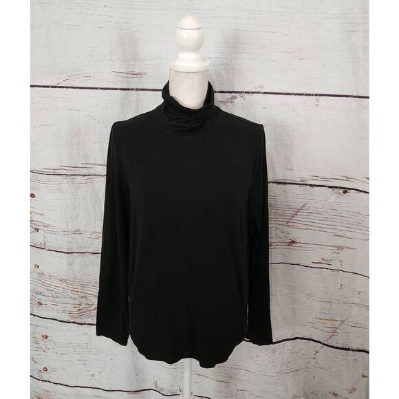 Eileen Fisher Tencel Blend Turtleneck Size Medium - Picture 1 of 5